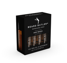 Load image into Gallery viewer, Beard Butler -  Refreshing Beard Spray (Scent: Deep Woods: Tea Tree + Peppermint)