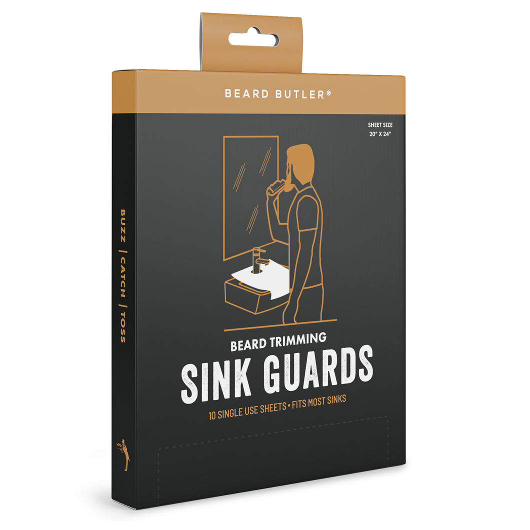 Beard Butler® - Disposable Sink Guards 10ct. 100% Biodegradable Tissue Pulp (No Plastics Ever)
