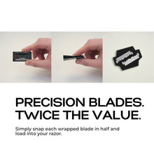 Load image into Gallery viewer, Beard Butler® Straight Razor for Men – Precision Stainless Steel Shaving Tool with 10 Double-sided Blades

