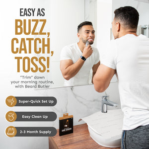Beard Butler® - Disposable Sink Guards 10ct. 100% Biodegradable Tissue Pulp (No Plastics Ever)