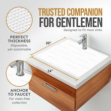 Load image into Gallery viewer, Beard Butler® - Disposable Sink Guards 10ct. 100% Biodegradable Tissue Pulp (No Plastics Ever)
