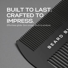 Load image into Gallery viewer, Beard Butler® - Ultra‑Slim Metal Beard Comb for Men – Stainless Steel Wallet Size, Dual‑Sided Teeth
