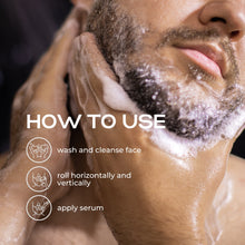 Load image into Gallery viewer, Beard Roller - Derma Roller for Men – 540 Titanium Microneedles for Beard Care (.3mm) (.5mm)
