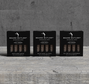 Beard Butler 2-in-1,  Micro Beard Comb + Spray Holder
